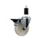 Service Caster 4'' Nylon Swivel 1-3/8'' Expanding Stem Caster with Brake SCC-EX20S414-NYS-PLB-138 - alternate 1
